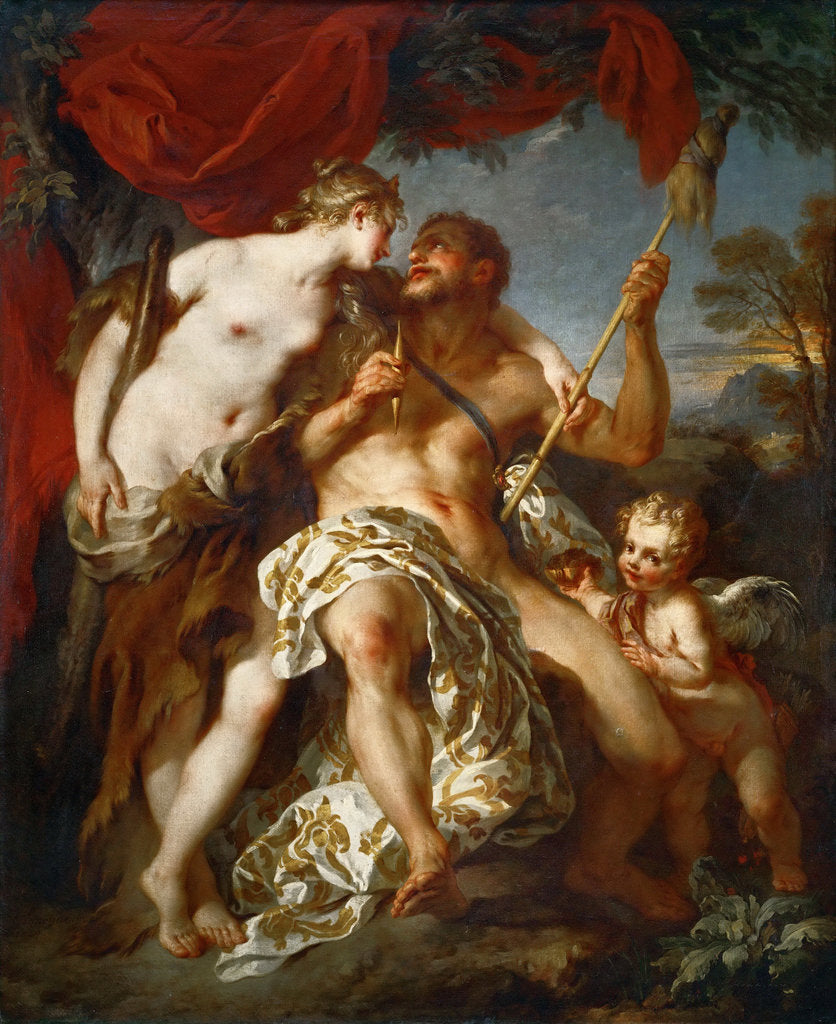 Detail of Hercules and Omphale by François Le Moyne