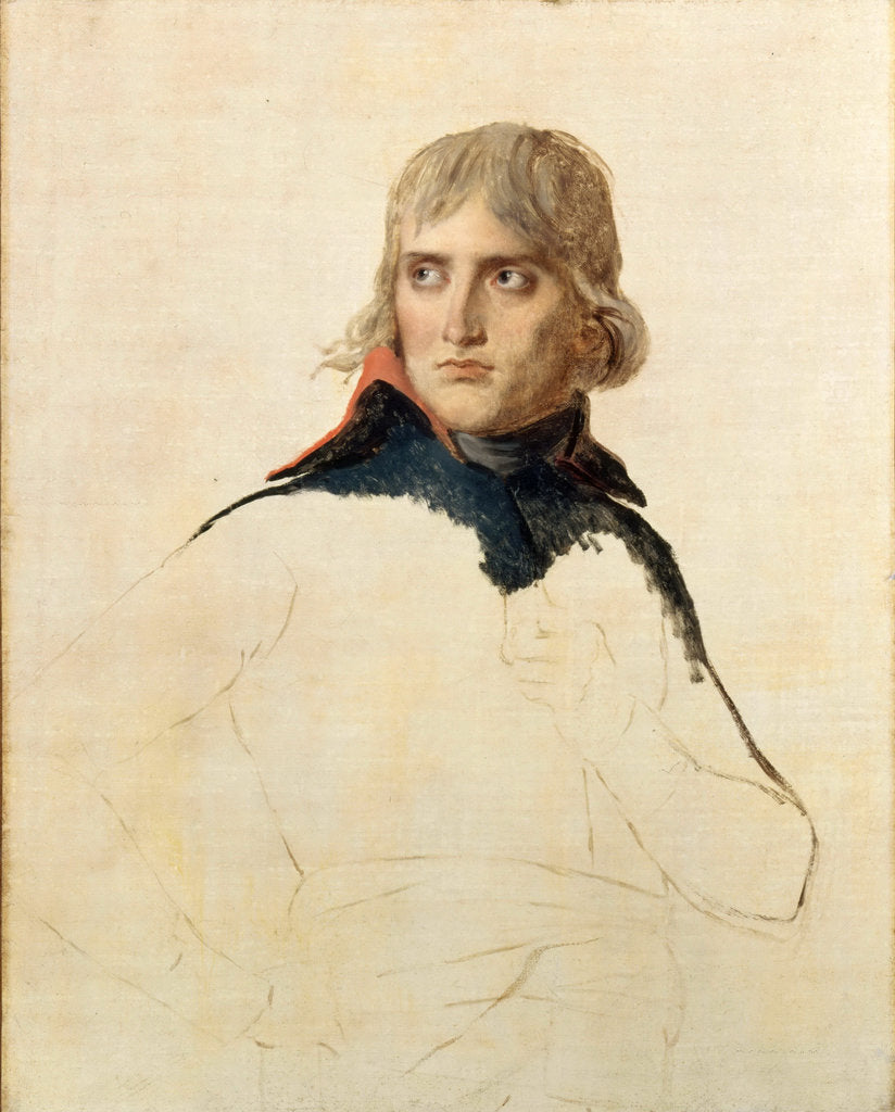 Detail of Portrait of General Napoléon Bonaparte by Jacques Louis David
