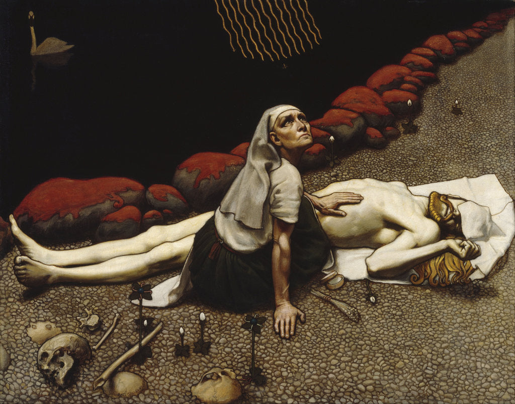 Detail of Lemminkäinens Mother by Akseli Gallen-Kallela