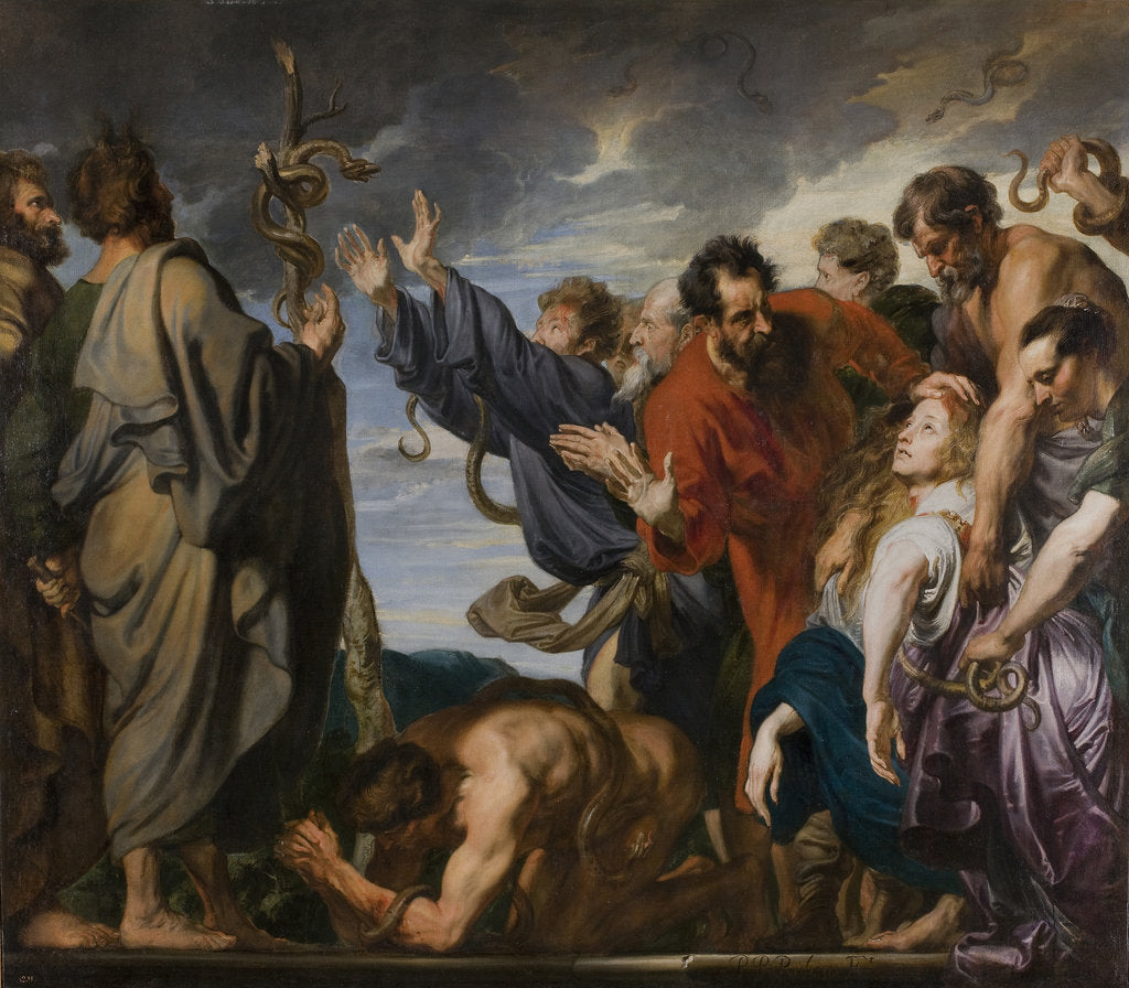 Detail of The Brazen Serpent by Sir Anthony van Dyck