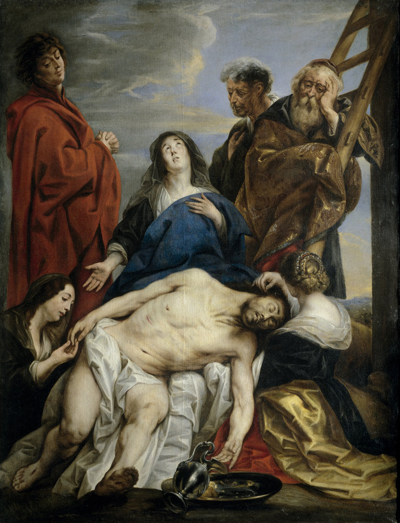 Detail of Pietà by Jacob Jordaens