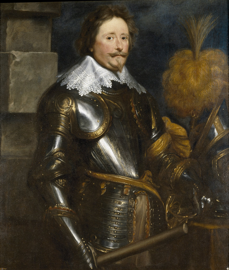 Detail of Portrait of Frederick Henry, Prince of Orange by Sir Anthony van Dyck