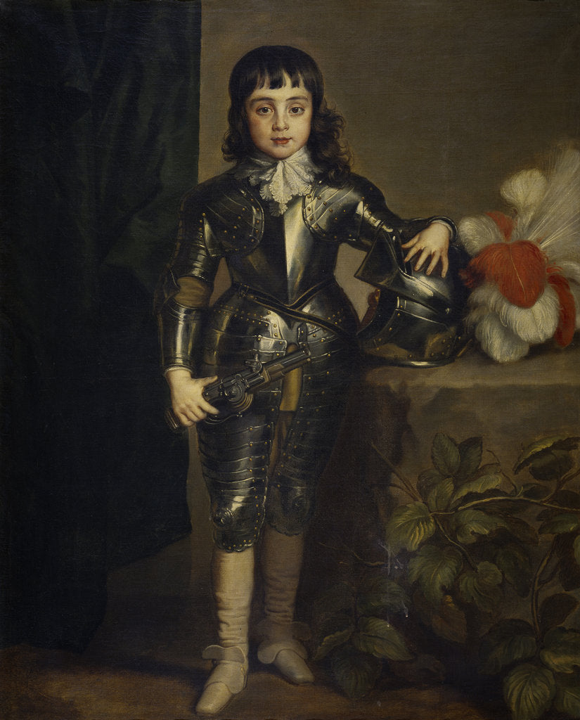 Detail of Portrait of Charles II of England as child by Sir Anthony van Dyck