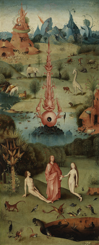 Detail of The Creation by Hieronymus Bosch