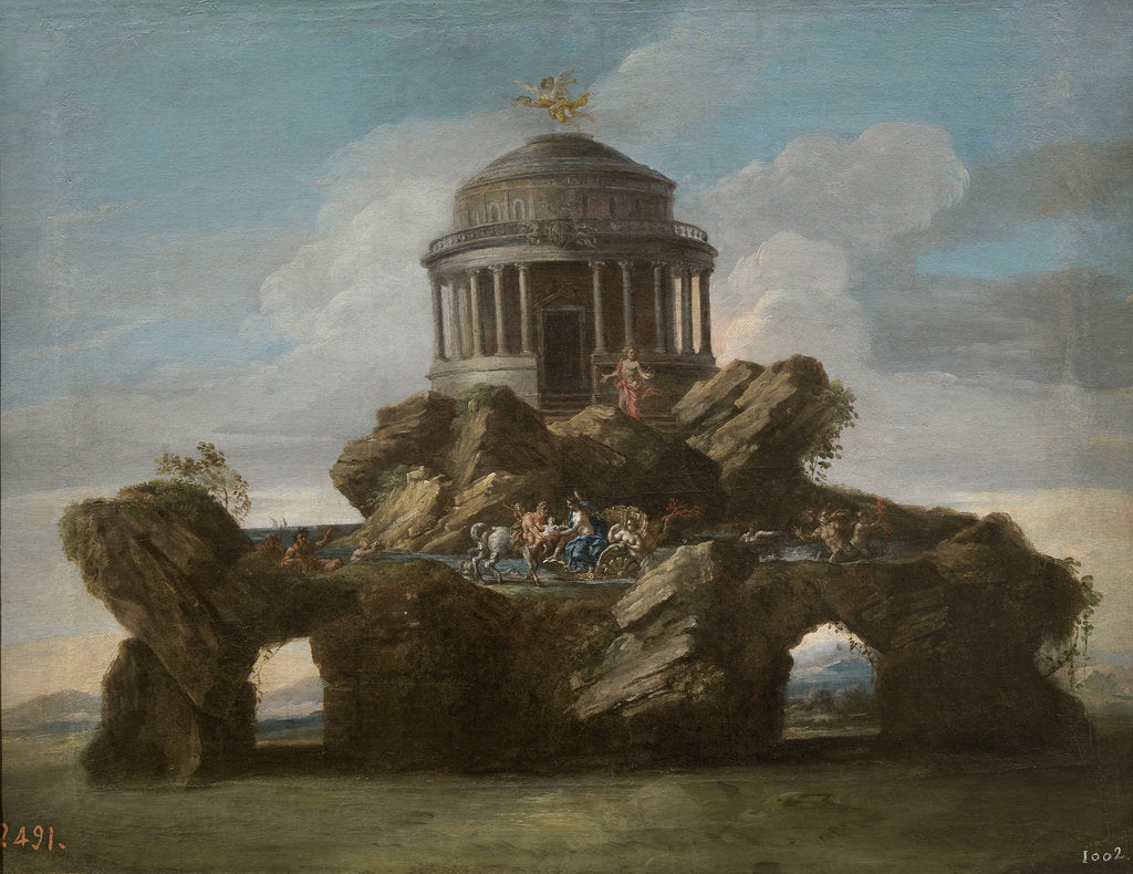 Detail of The Education of Achilles by Sebastiano Conca