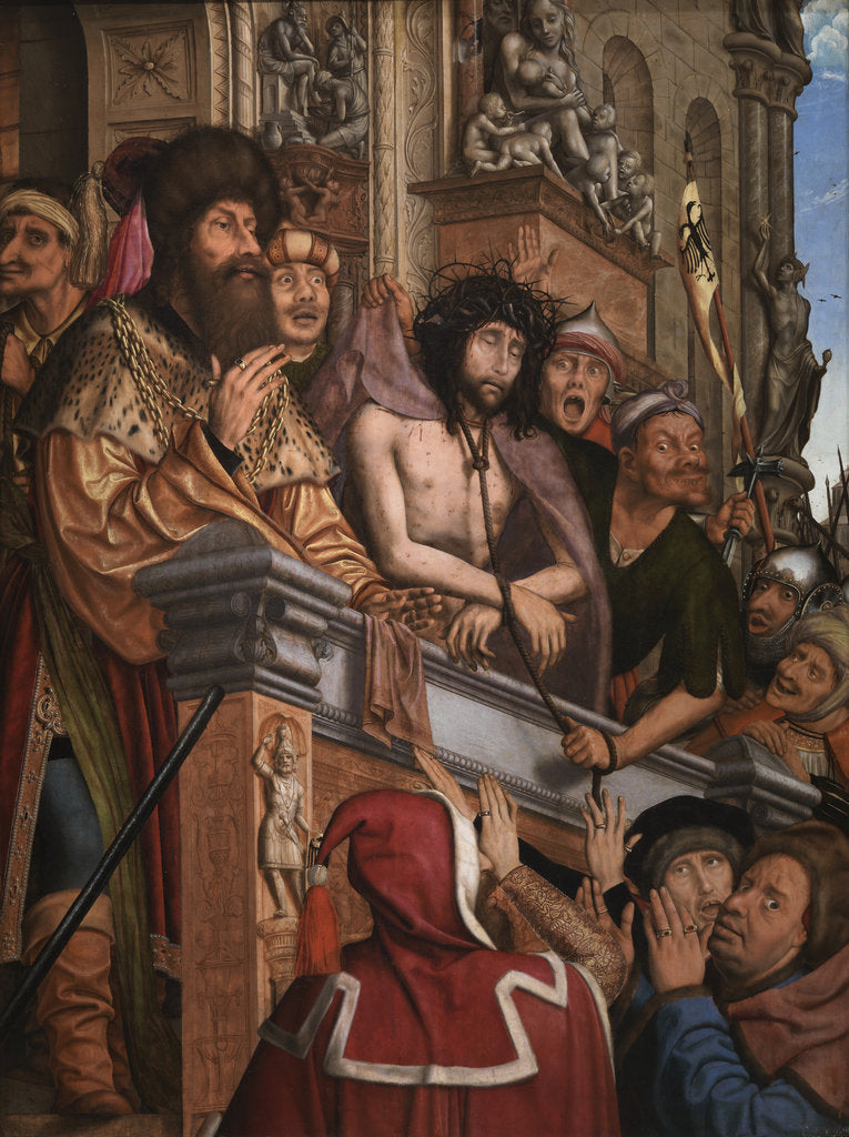 Detail of Christ Presented to the People by Quentin Massys