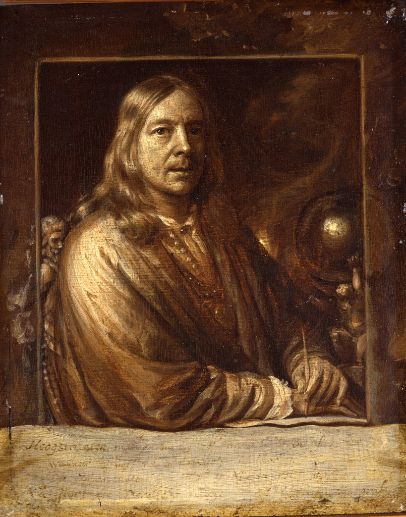 Detail of Self-Portrait by Samuel Dirksz van Hoogstraten