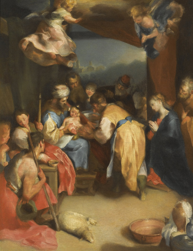 Detail of The circumcision of Christ by Federigo Barocci