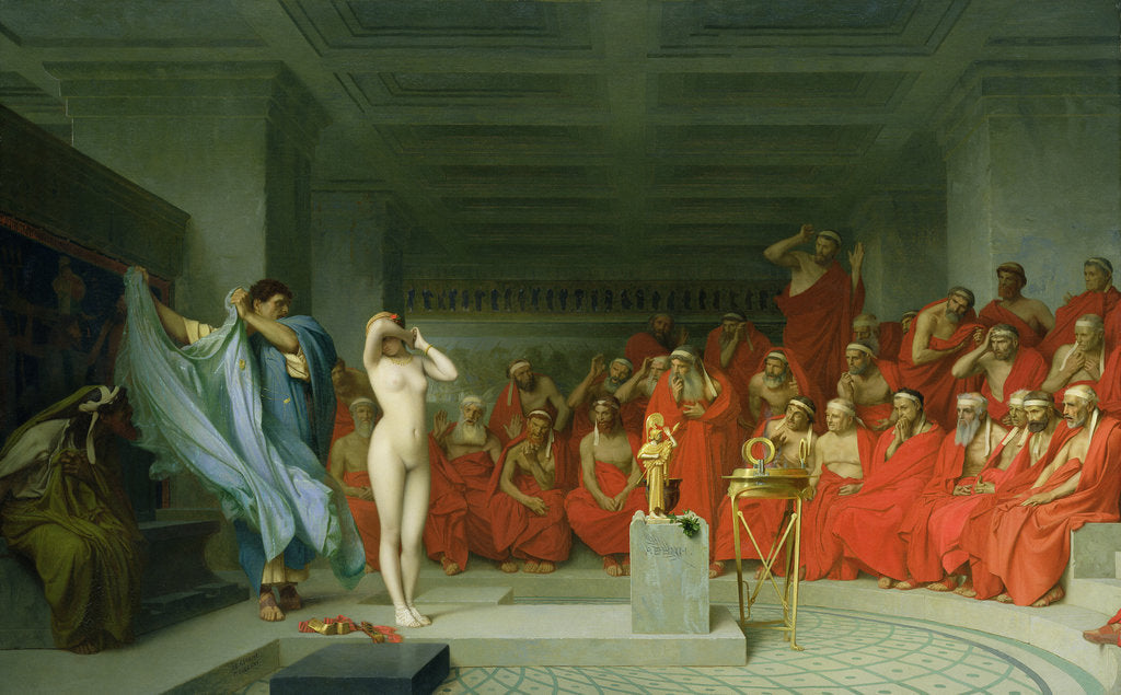 Detail of Phryne before the Areopagus by Jean-Léon Gerôme
