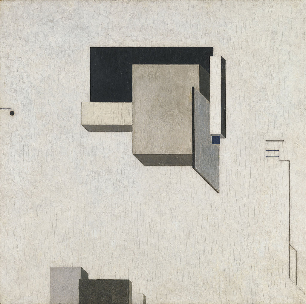 Detail of Proun 1 by El Lissitzky