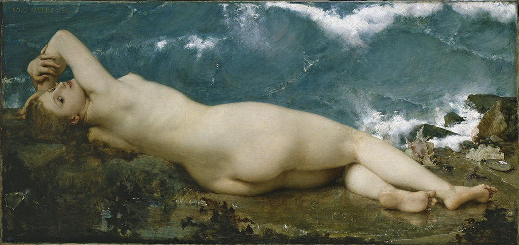 Detail of The Wave and the Pearl by Paul Jacques Aimé Baudry
