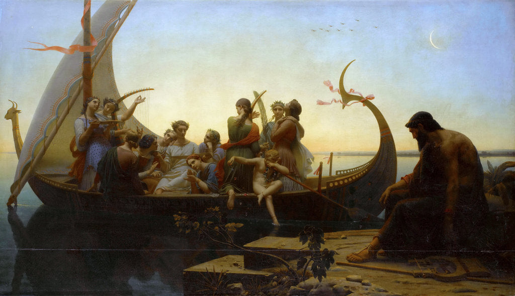 Detail of Lost Illusions (The Evening) by Charles Gleyre