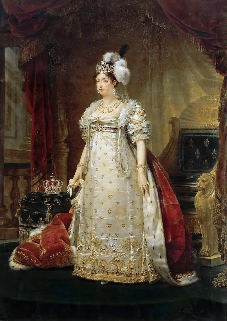 Detail of Marie Thérèse Charlotte of France, called Madame Royale by Baron Antoine Jean Gros