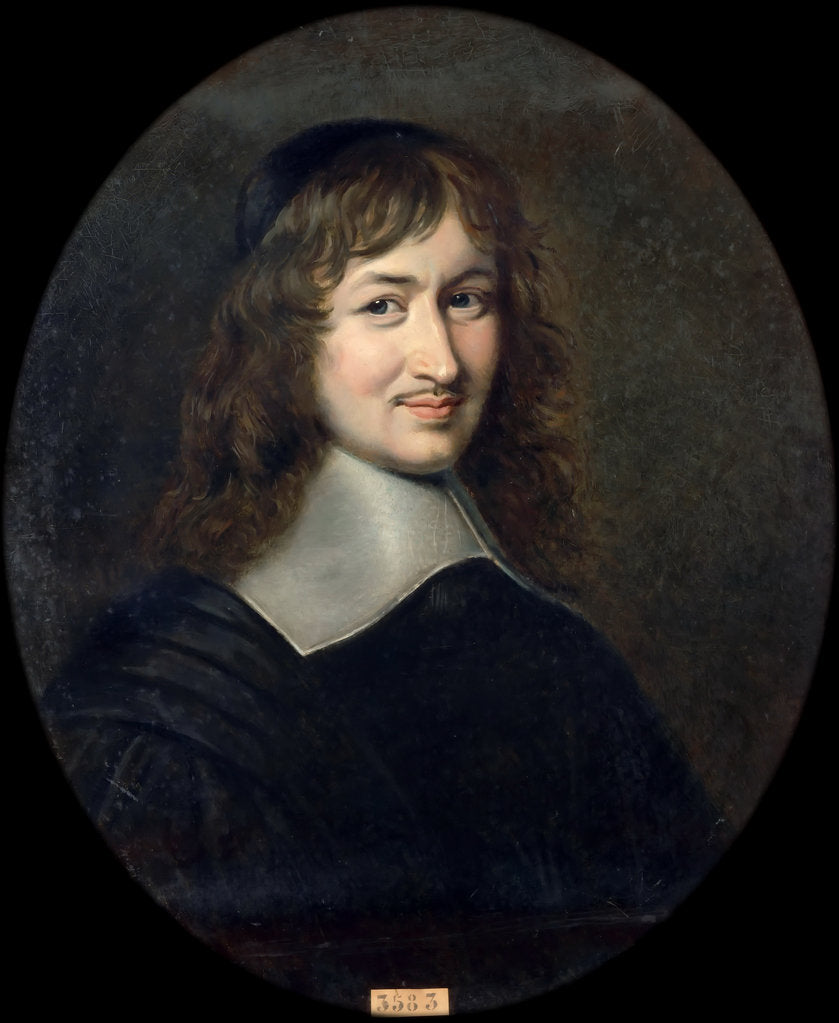 Detail of Portrait of Nicolas Fouquet by Jean Édouard Lacretelle