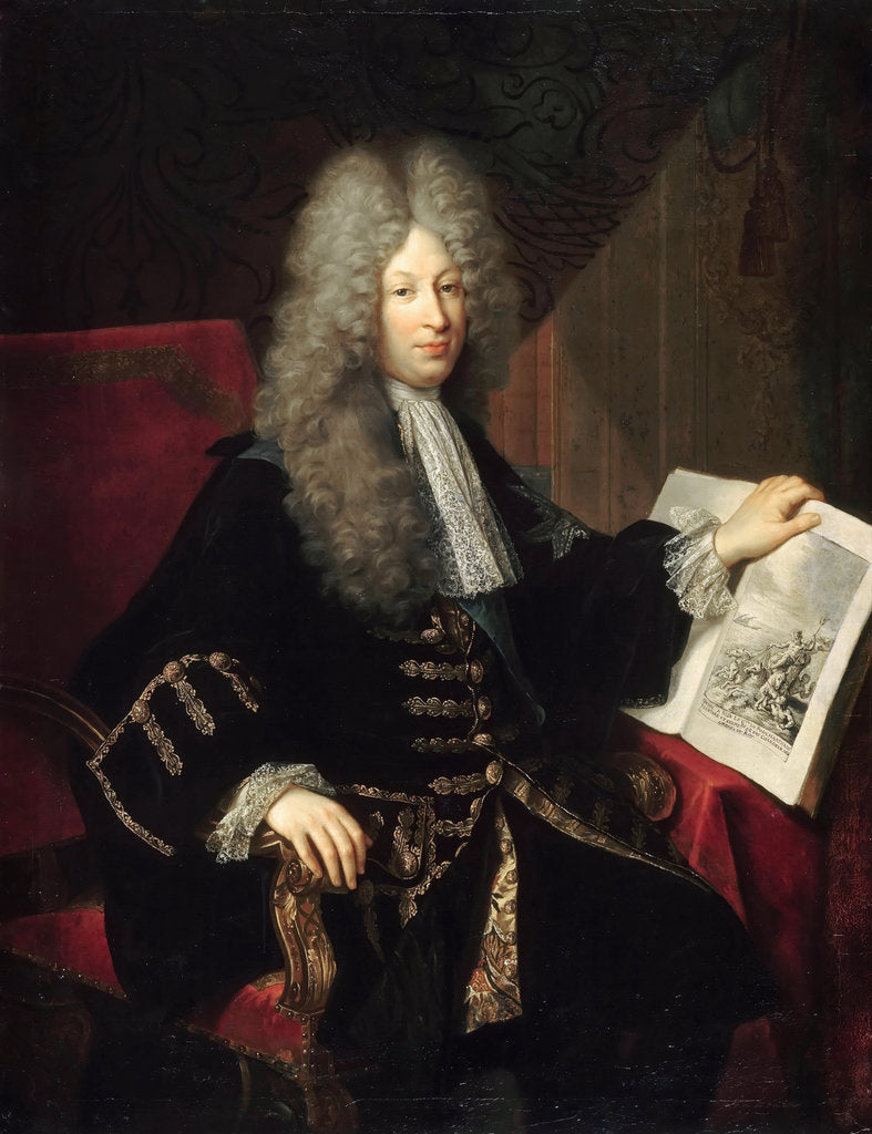 Detail of Jérôme Phélypeaux, comte de Pontchartrain by Robert Tournieres