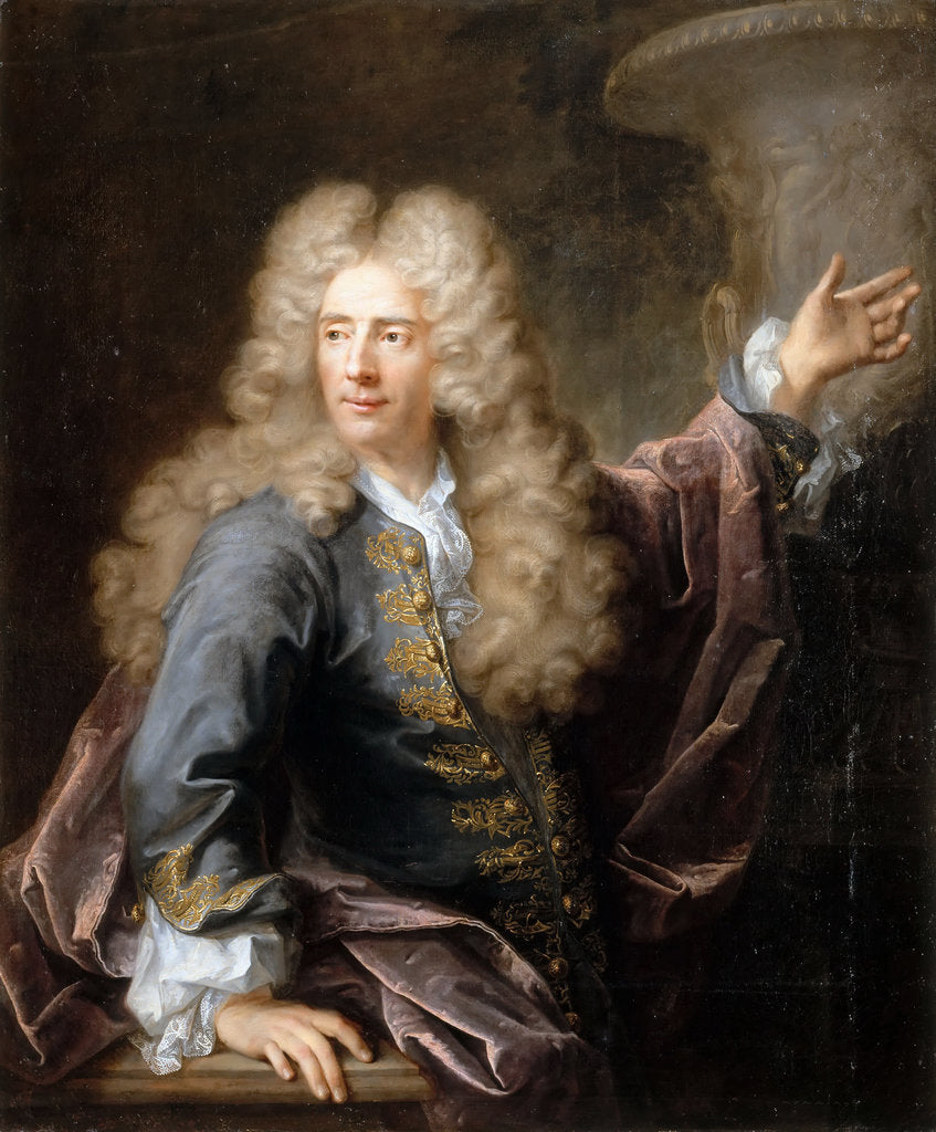 Detail of Portrait of the sculptor Jean Cornu by Robert Tournieres