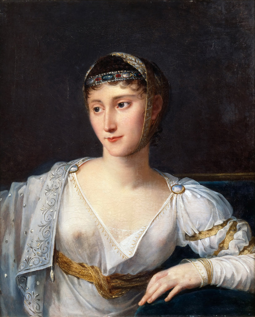 Detail of Pauline Bonaparte, Princess Borghese, Duchess of Guastalla by Robert Lefévre