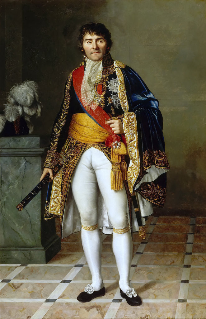 Detail of Portrait of François-Joseph Lefebvre, Marshal of the Empire by Césarine Henriette Davin-Mirvault