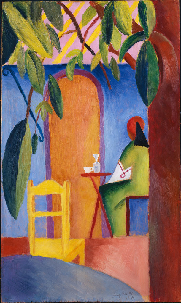 Detail of Turkish Cafe by August Macke