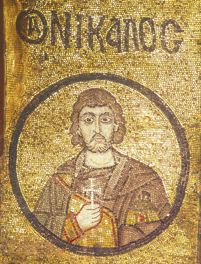 Detail of Nicholas, Martyr of Sebaste by Byzantine Master