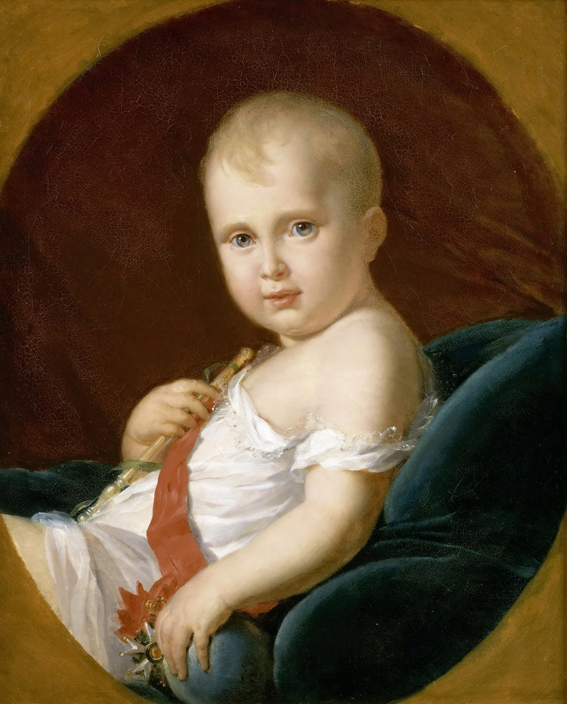 Detail of Napoléon François Bonaparte, Duke of Reichstadt, King of Rome by François Pascal Simon Gérard