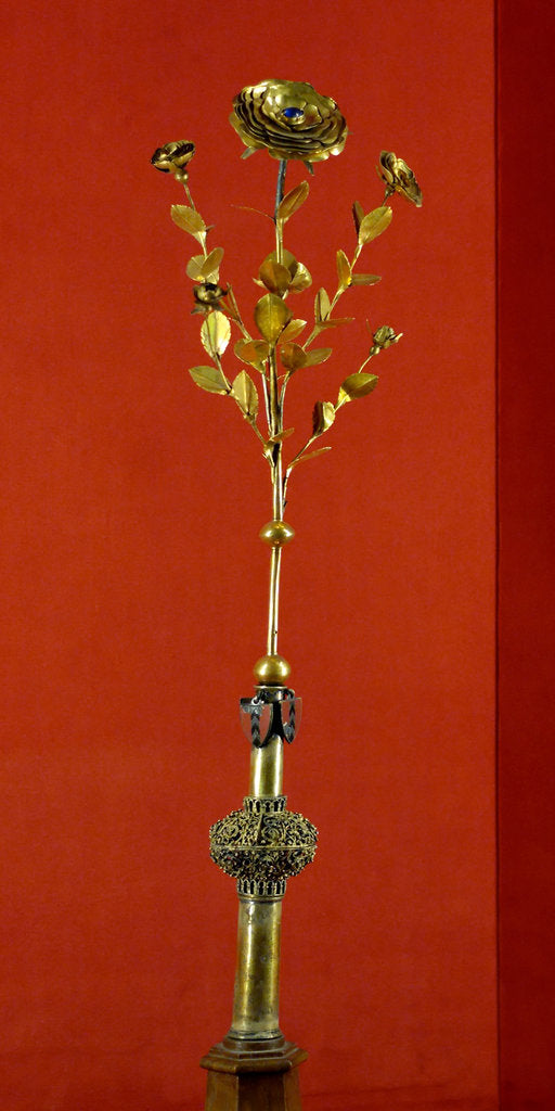 Detail of The Golden Rose by Minucchio da Siena