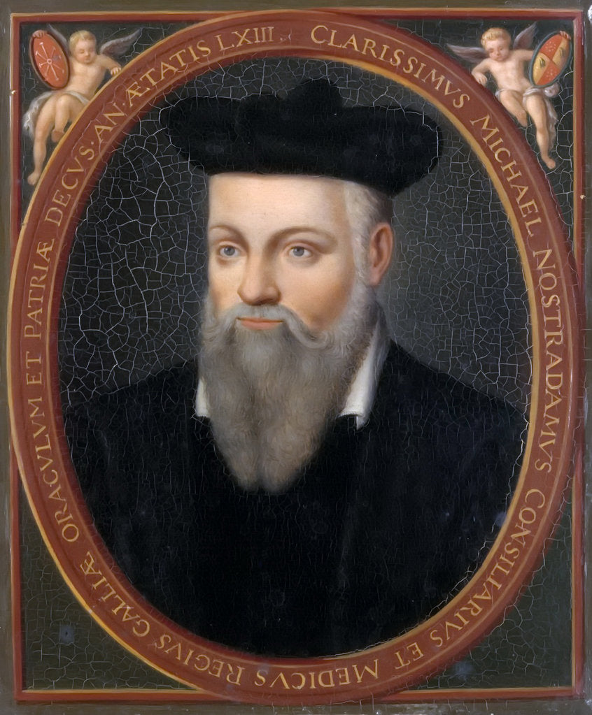 Detail of Michel de Nostredame, called Nostradamus by François Marius Granet