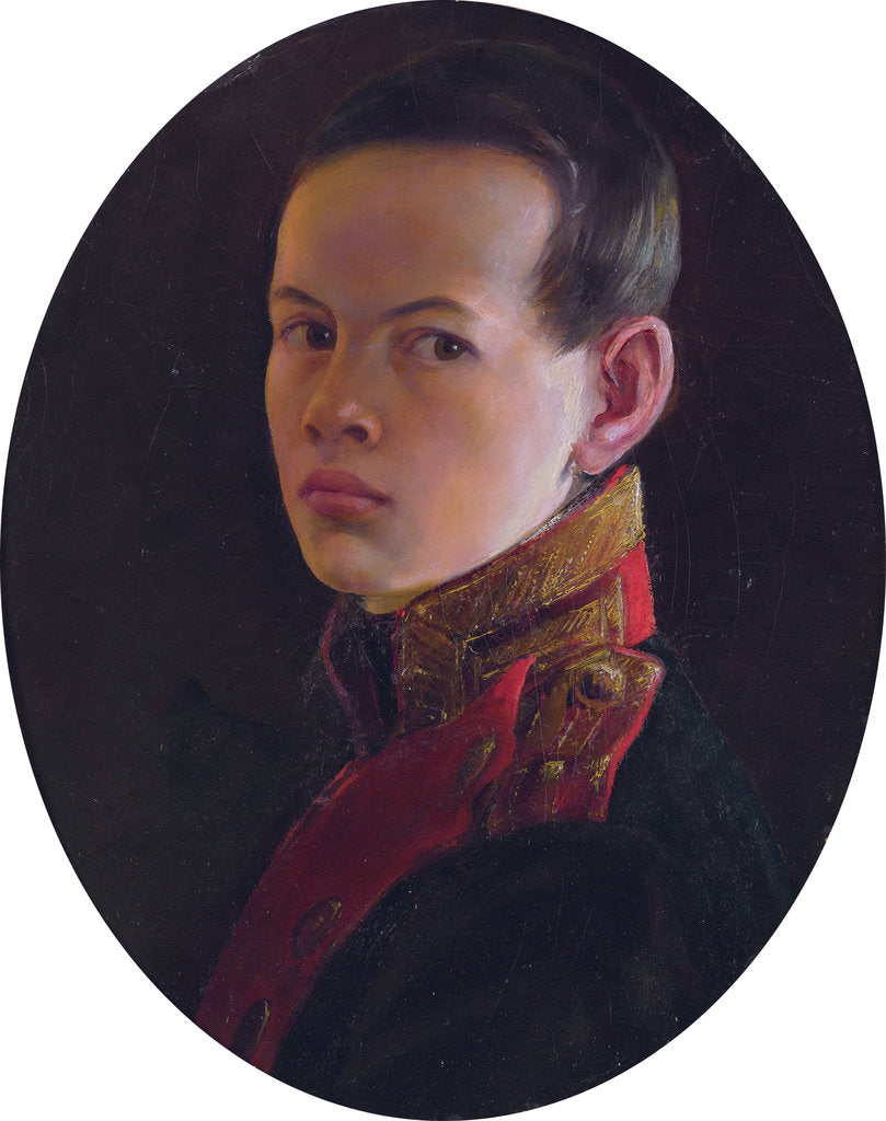 Detail of Portrait of the Crown prince Alexander Nikolayevich by George Dawe