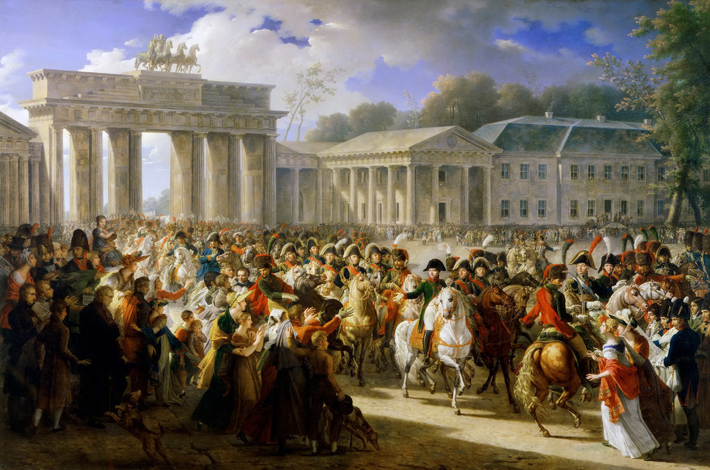 Detail of Entry of Napoleon into Berlin, 27 October 1806 by Charles Meynier