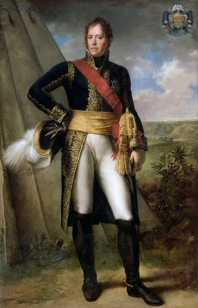 Detail of Portrait of Marshal Michel Ney by Jean-Sébastien Rouillard