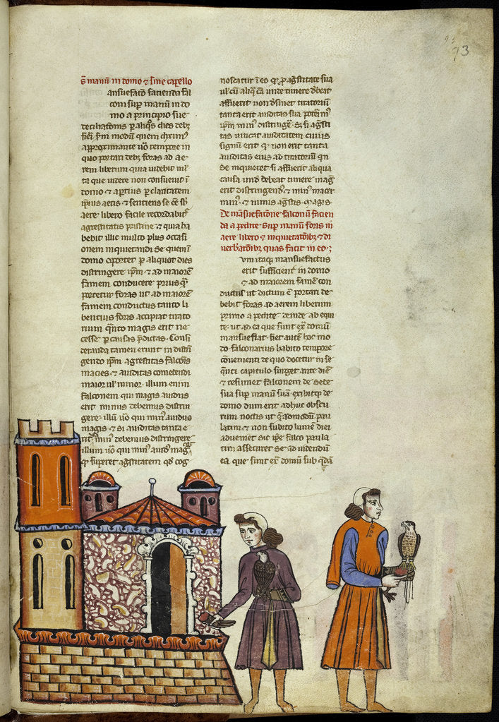 Detail of De Arte Venandi cum Avibus (On The Art of Hunting with Birds) by Anonymous