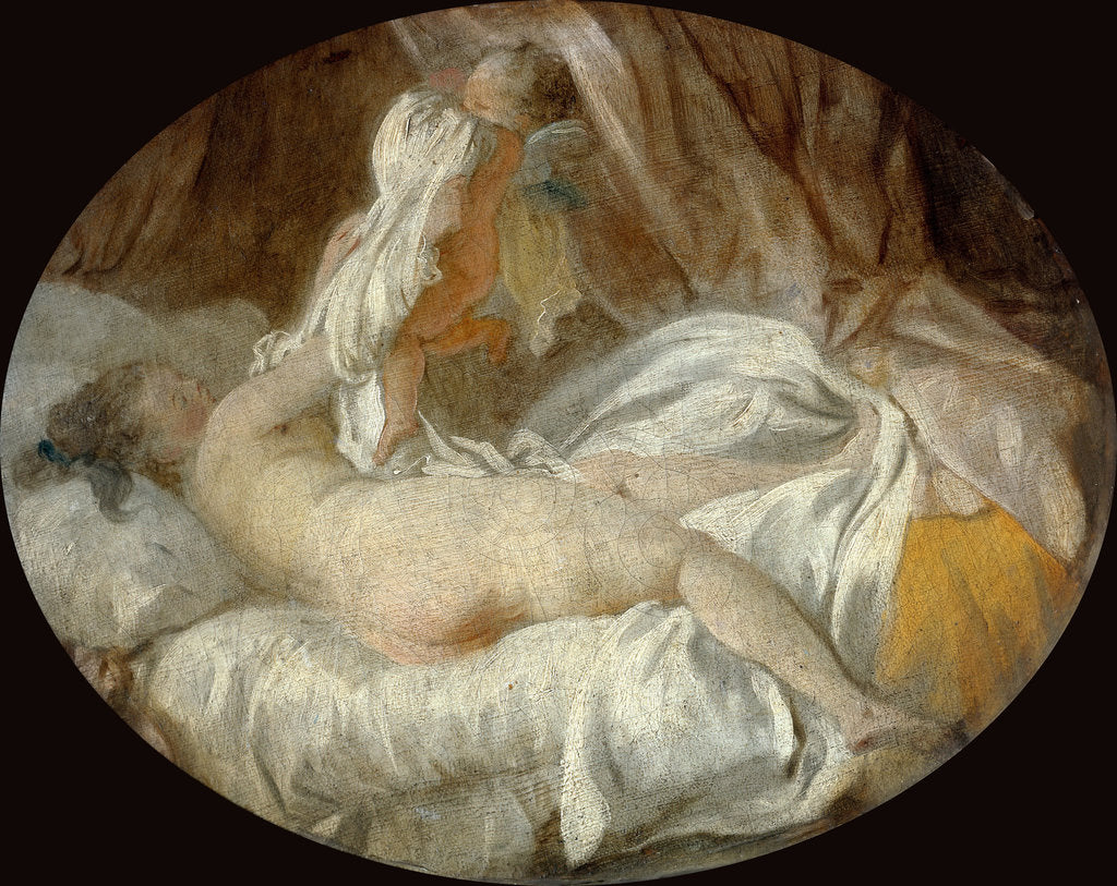 Detail of La Chemise enlevée (The Shirt Removed) by Jean Honoré Fragonard