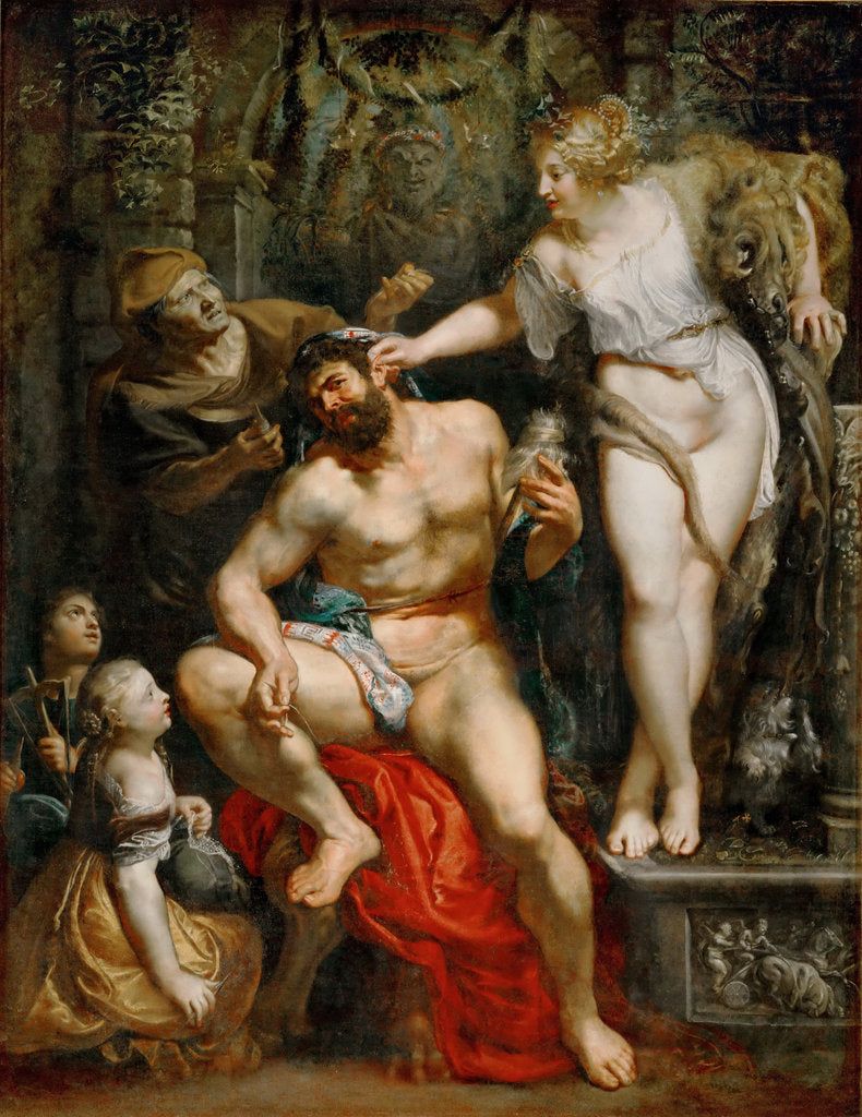 Detail of Hercules and Omphale by Pieter Paul Rubens