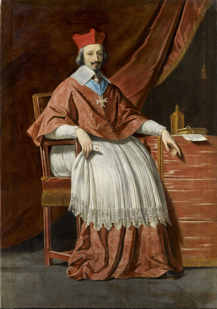 Detail of Cardinal de Richelieu by Philippe de Champaigne