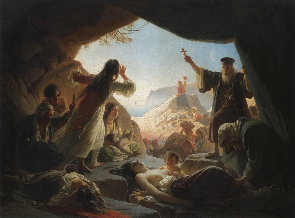 Detail of The Zeitun Rebellion of 1862 by Vasili Grigorievich Khudyakov