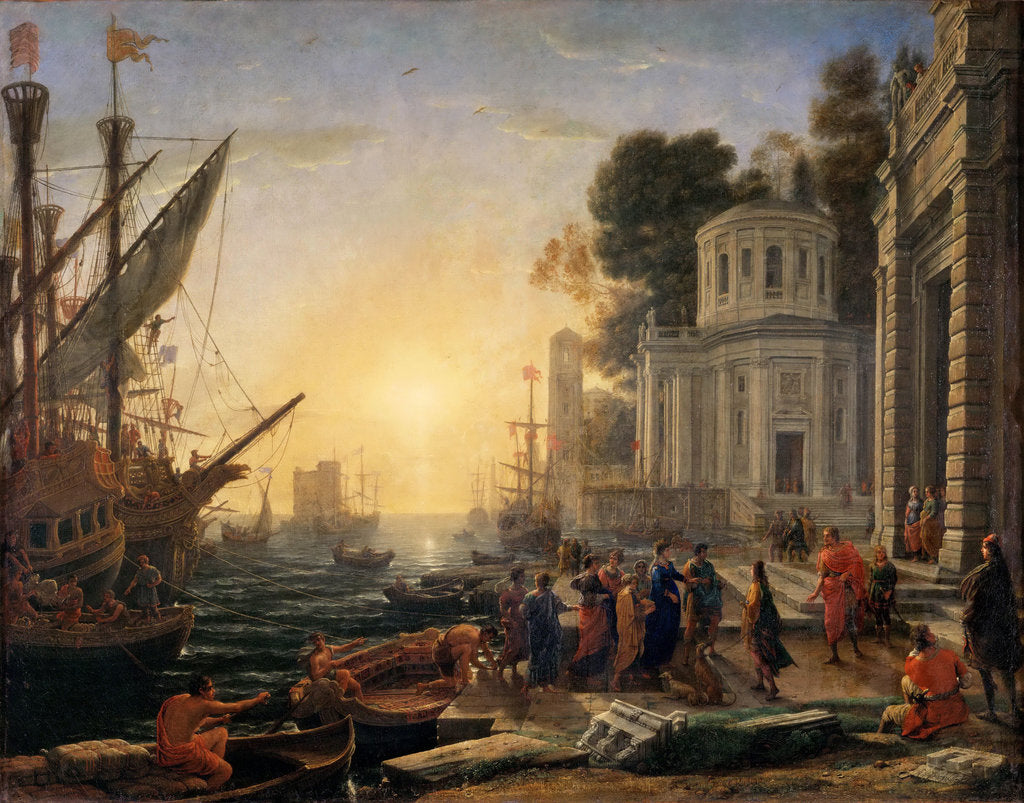 Detail of The Disembarkation of Cleopatra at Tarsus by Claude Lorrain