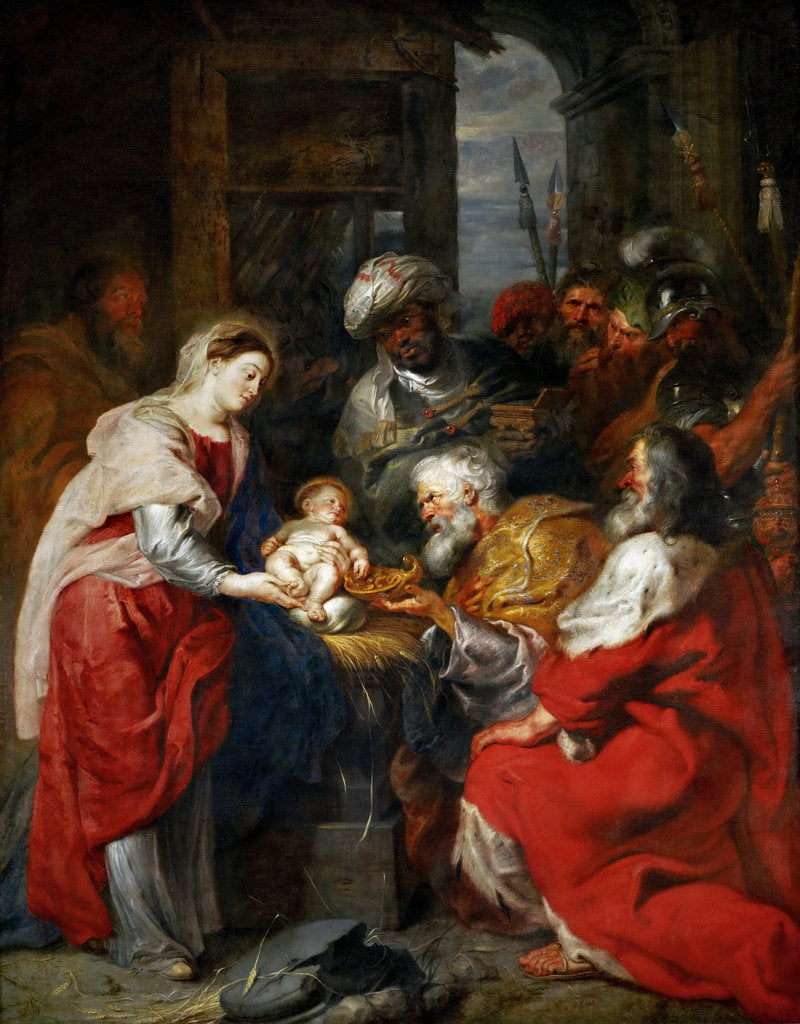 Detail of The Adoration of the Magi by Pieter Paul Rubens