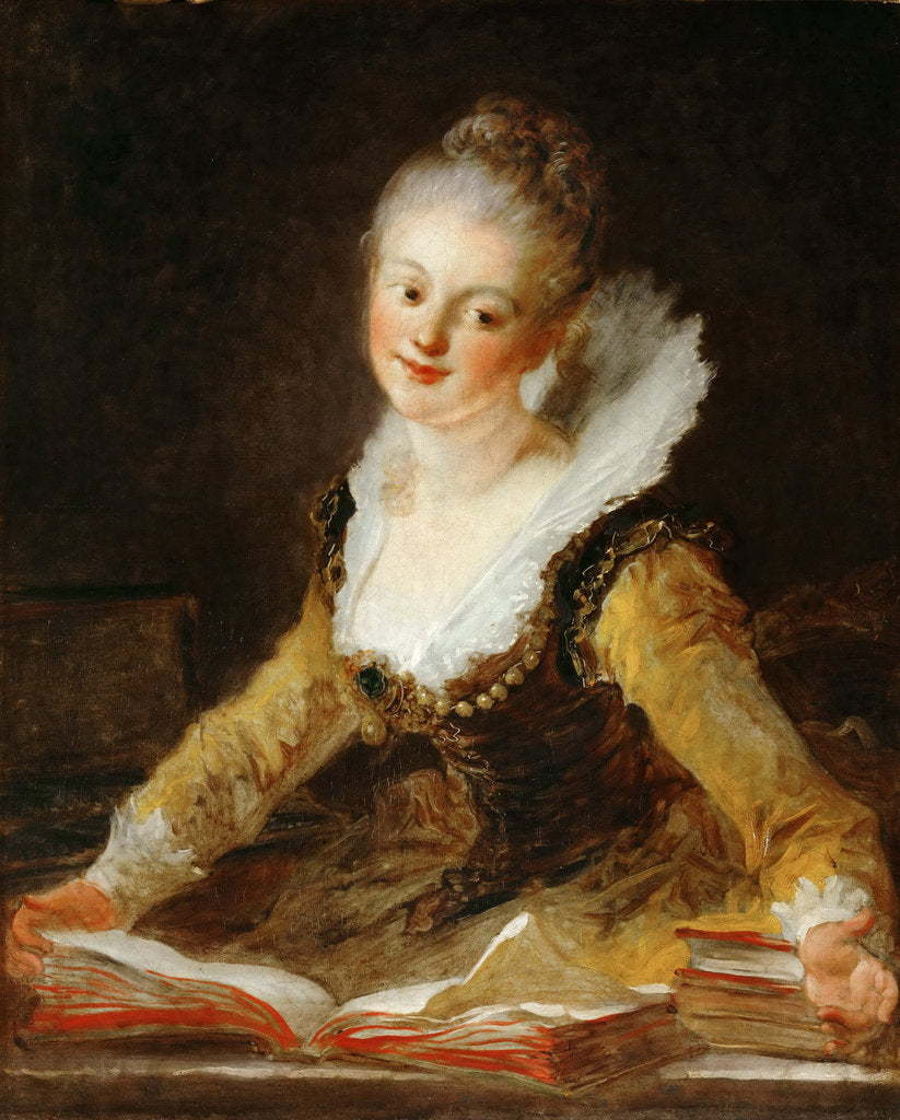 Detail of LÉtude by Jean Honoré Fragonard