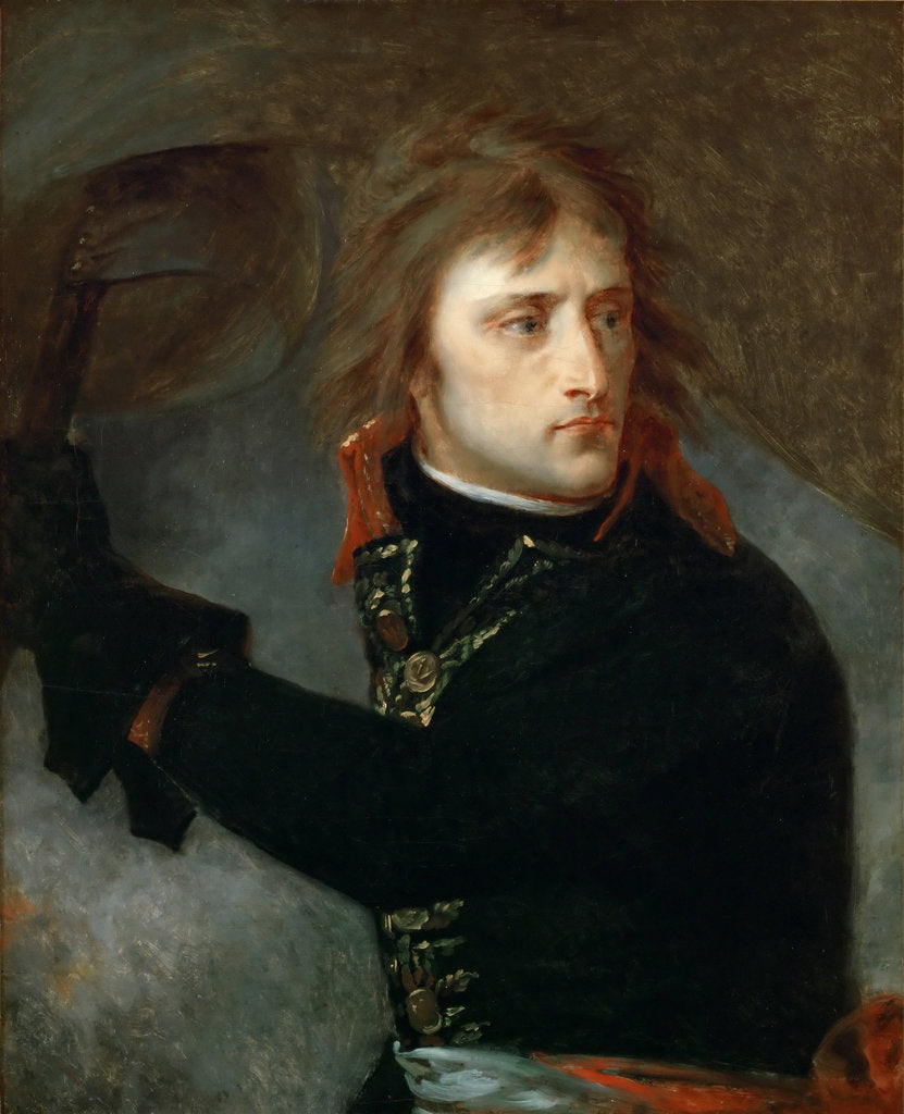 Detail of Napoleon Bonaparte at the Pont dArcole by Baron Antoine Jean Gros