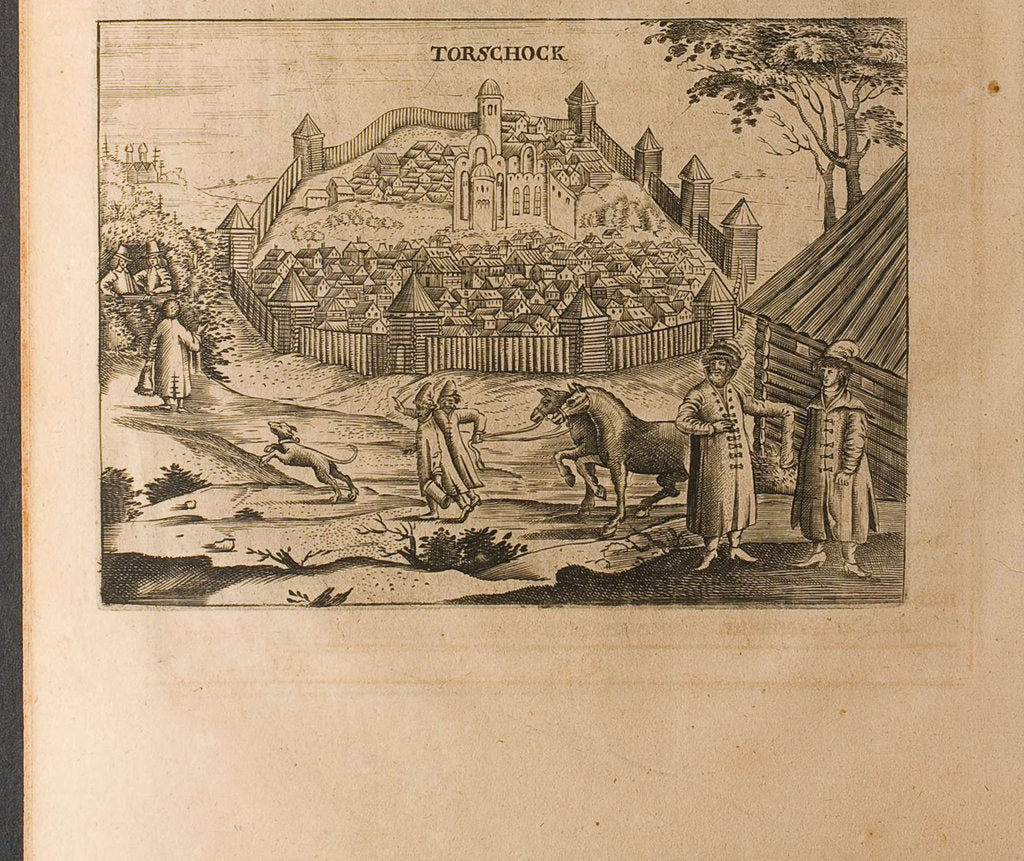 Detail of Torzhok by Christian Lorenzen Rothgiesser