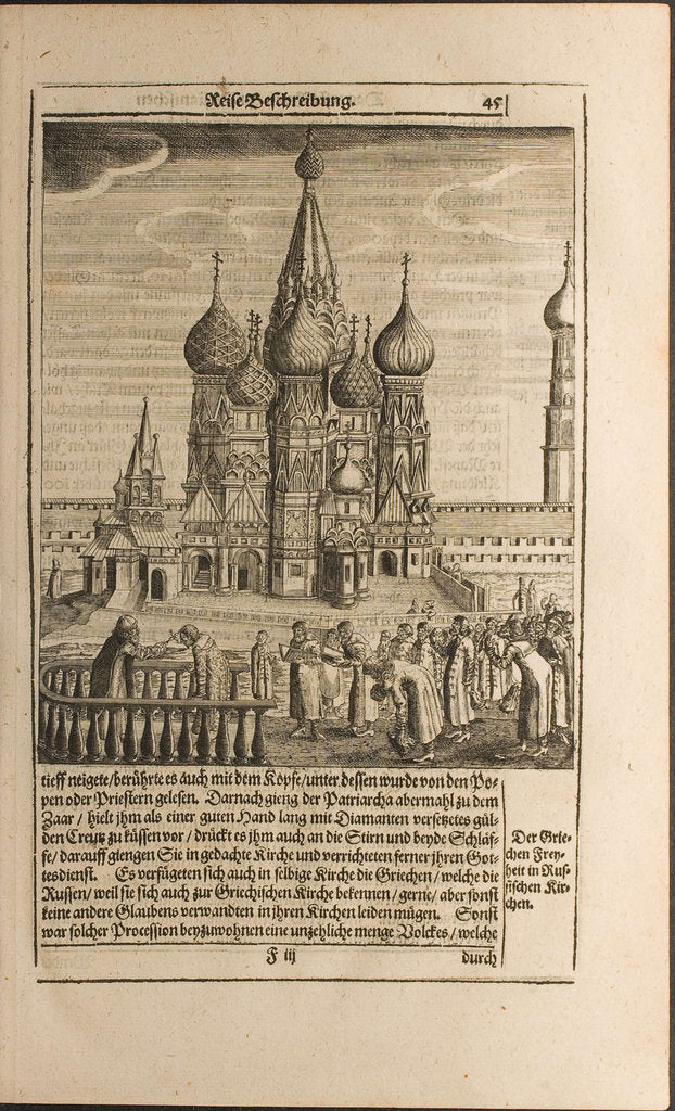 Detail of Moscow by Christian Lorenzen Rothgiesser