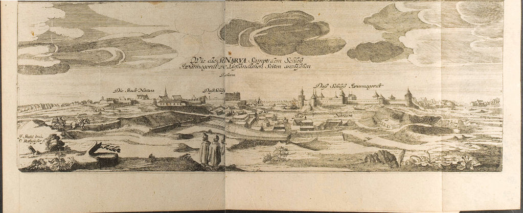 Detail of Narva by Christian Lorenzen Rothgiesser