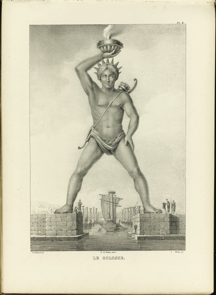 The Colossus of Rhodes by Petrus Josephus Witdoeck