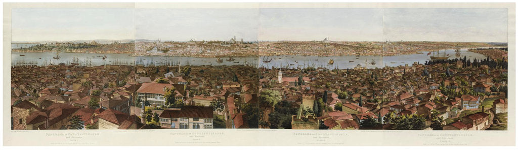 Detail of Panorama of Constantinople by Henry Aston Barker