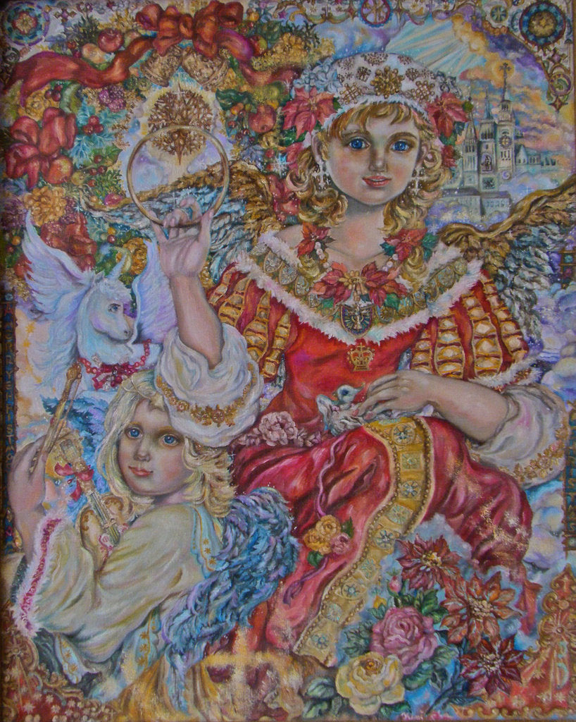 Detail of The Christmas Angel by Yumi Sugai