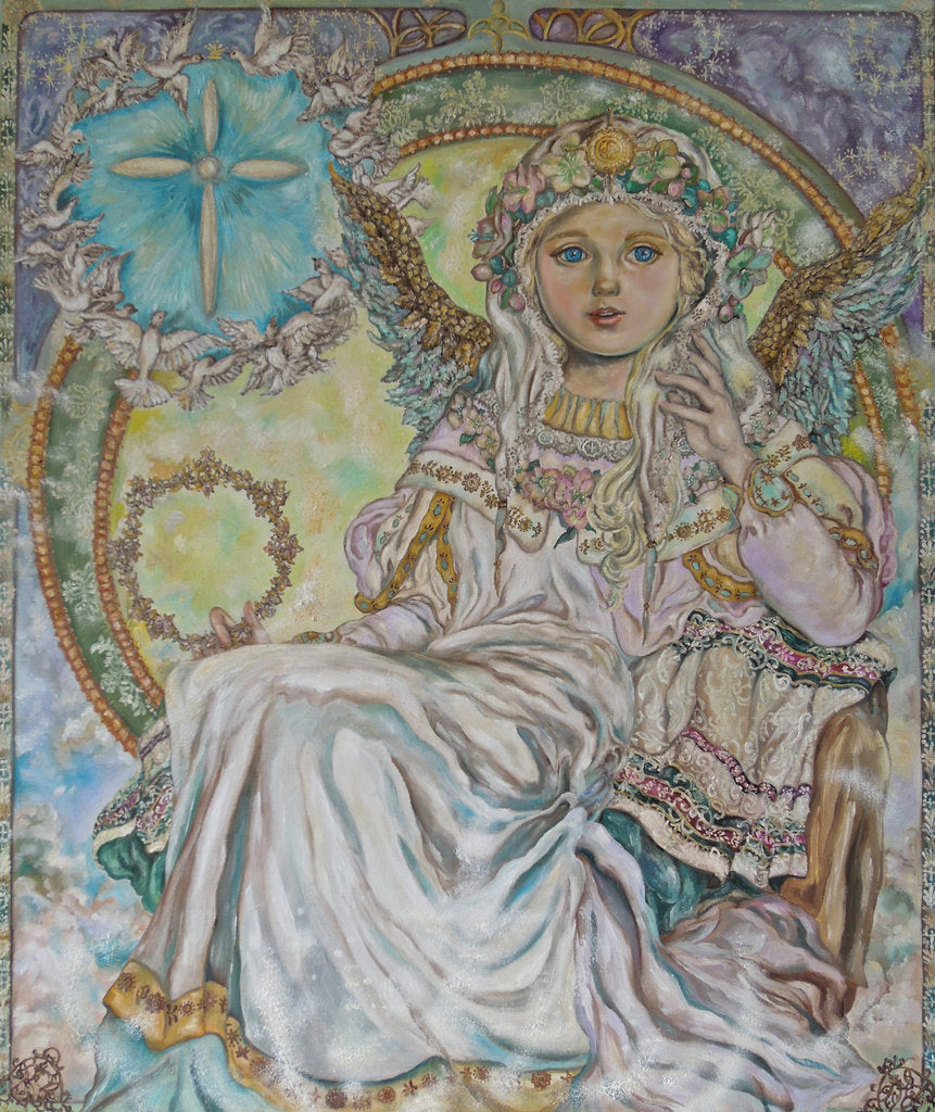 Detail of The Christmas Angel by Yumi Sugai
