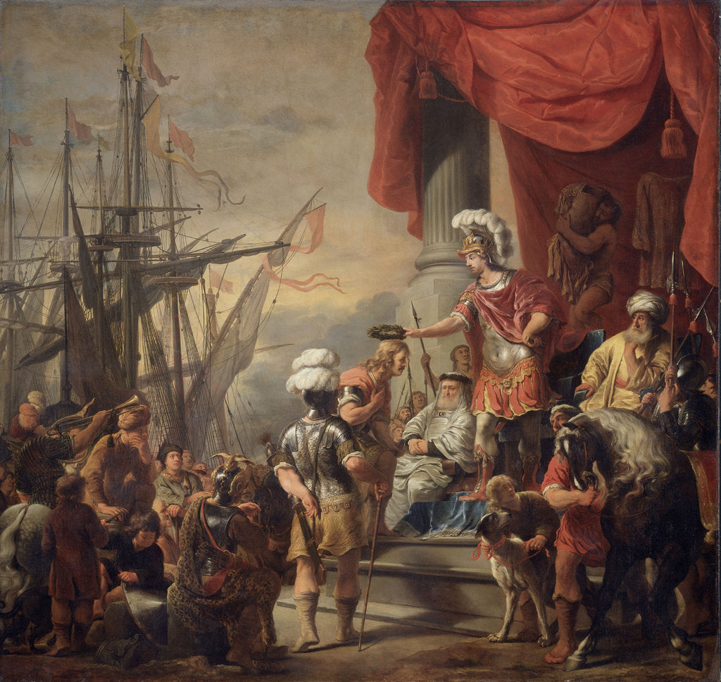 Detail of Aeneas at the Court of Latinus by Ferdinand Bol