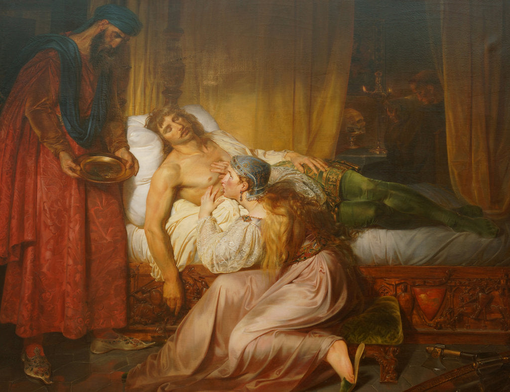 Detail of The sacrifice of Sibylla of Jerusalem by Félix Auvray