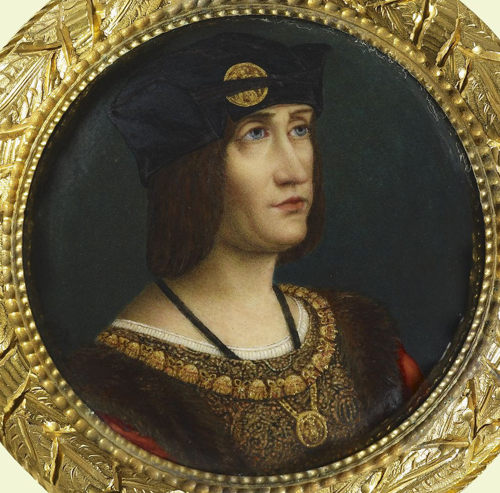 Detail of Portrait of Louis XII, King of France by Joseph Lee