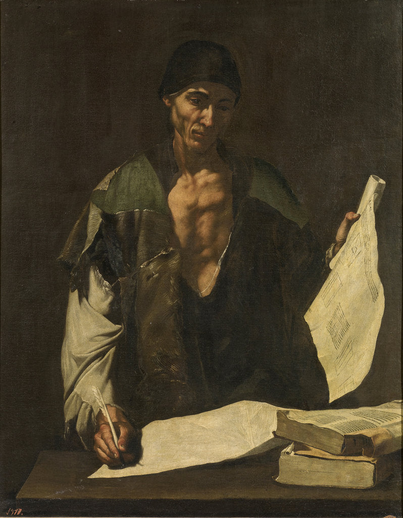 Detail of Archimedes by José de Ribera